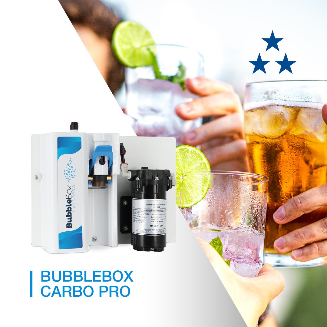 New BubbleBox Carbo Pro: The Carbonated Drinks Dispenser for Unlimited Sparkling Service in Hospitality